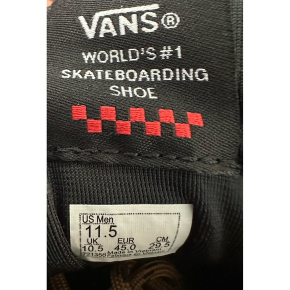 Vans Unisex\'s Zahba‎ Mid Suede Glazed Ginger Brown / Green Skate Shoes Size 11.5 main image 6